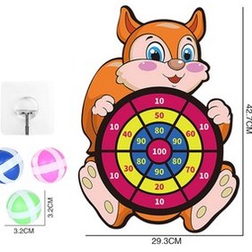 تصویر دارت چسبی کودکانه طرح سنجاب 