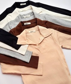 تصویر بلوز یقه انگلیسی 