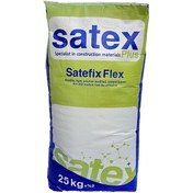 تصویر چسب پودری کاشی و سرامیک پرسلان ساتکس الیاف دار SATEX 