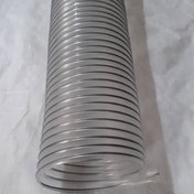 تصویر شیلنگ خرطومی هواکشی فنر فلزی 1/2 اینچ 6 متری PVC Spiral Flexible Vacuum Suction Hose