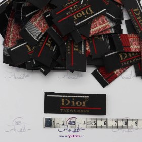 تصویر مارک پشت یقه DIOR (بسته های 10 عددی) 