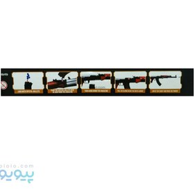 تصویر تفنگ اسباب بازی کلاش فرمانده مدل ۱۲۳ 