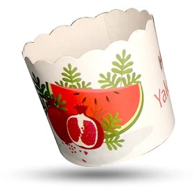 تصویر کپسول مافین مقوایی یلدایی 10 عددی کد 25 