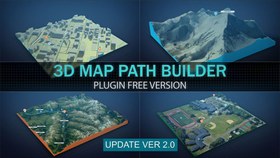 تصویر پروژه افترافکت ساخت نقشه سه بعدی ۳D Map Path Builder 