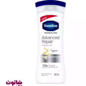 تصویر لوسیون بدن وازلین مدل Dry Skin Repair ا Vaseline Body Lotion With Dry Skin Repair Vaseline Body Lotion With Dry Skin Repair