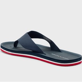 تصویر دمپایی ساحلی مونوگرام برند Tommy Hilfiger Monogram Beach Flip Flops