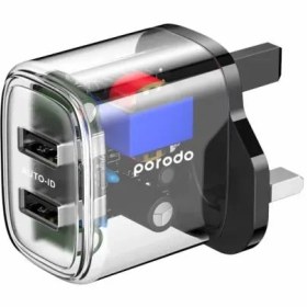 تصویر شارژر دیواری پرودو مدل PD-T12WDAUKC-BK Prodo PD-T12WDAUKC-BK PD USB Wall Charger