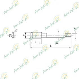 تصویر قلاویز دستی میلی متر GWG-110-M-HSSE 