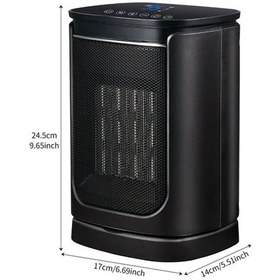 تصویر بخاری برقی MXG EOSVAP با ترموستات سرامیکی PTC 