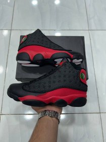 Jordan 13 noir et clearance rouge