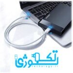 تصویر کابل شارژ و دیتا 3 آمپر USB-C 2.0 Male یوگرین به USB-C 2.0 Male مدل US264 سری 60520 