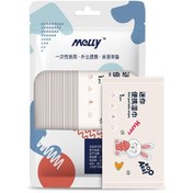 تصویر دستمال مرطوب جیبی تک برگ کودک بسته ۱۰ عددی و ۵۰ عددی 