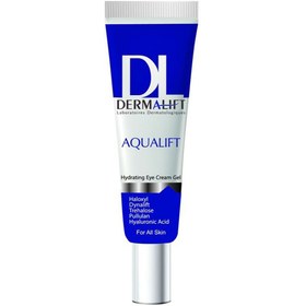 تصویر کرم ژل آبرسان دور چشم حجم 20 میلی لیتر درمالیفت Dermalift Aqualift Hydrating Eye Cream Gel 20 ml