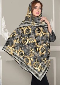 تصویر روسری نخی دست دوز 