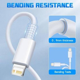 تصویر کابل تبدیل USB به لایتنینگ پایزن مدل AL-05 