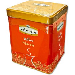 تصویر چای ساده ممتاز 450 گرمی قوطی فلزی سوفیا 