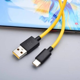 تصویر کابل شارژ ریلمی REALME تبدیل USB به USB-C ا REALME USB to USB-C charging cable REALME USB to USB-C charging cable