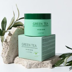 تصویر Luxetree-Green Tea Soothing Moisturizing Cream 100ml آبرسان تسکین دهنده و مرطوب کننده چای سبز Luxetree ۱۰۰ میل تاریخ انقضا ۲۰۲۸