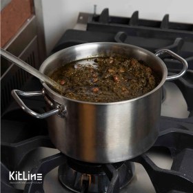 تصویر کنسرو خورش قورمه سبزی فورتونا ۲/۵ کیلوگرمی 