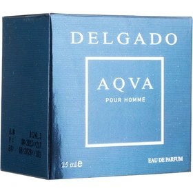 تصویر عطر جیبی مردانه مدل Bvlgari Aqva حجم 25 میلی لیتر دلگادو Delgad Bvlgari Aqva Eau De Parfum For Man 25ml