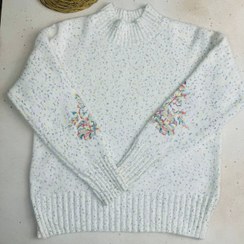 تصویر بافت آستین گلدوزی گرم بالا 