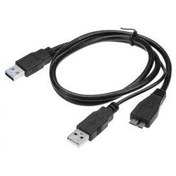 تصویر کابل هارد اکسترنال فرانت USB 3.0-USB 2.0 1m ا Faranet External HDD Cable Faranet External HDD Cable