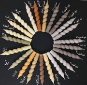 تصویر رنگای شمع سازی مکعبی 