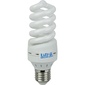 تصویر لامپ کم مصرف دلتا Delta Full Spiral E27 18W ا Delta E27 18W CFL Full Spiral Lamp Delta E27 18W CFL Full Spiral Lamp