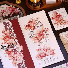 تصویر واشی Red longing flower 