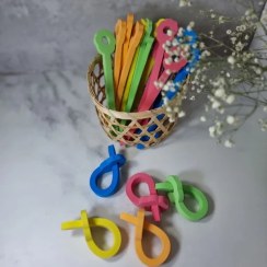 تصویر بیگودی مو مدل فومی بسته 20 عددی 