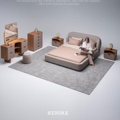 تصویر سرویس خواب آوین گردویی(هرنومبل) avin bed set