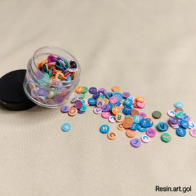 تصویر فیمو رنگی حروف انگلیسی 