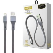 تصویر کابل تبدیل USB به USB-C اپی مکس مدل EC - 06 طول 0.3 متر Lightning power cable 30cm ec-06