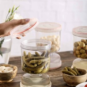 تصویر ظرف نگهدارنده ترشیجات و خیارشور و زیتون - جدید A container for keeping pickles