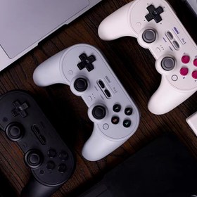 تصویر دسته بازی بی سیم ایت بیت دو 8Bitdo Pro 2 Wireless - خاکستری 