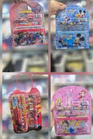 تصویر ست لوازم تحریر ۶ تکه کودکان طرح جور 