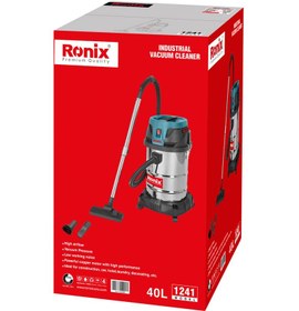 تصویر جارو برقی صنعتی رونیکس مدل 1241 Ronix industrial vacuum cleaner model 1241