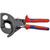 تصویر قیچی کابل بر جغجغه ای کنیپکس مدل 9531280 Knipex Ratchet Cable Scissors Model 9531280