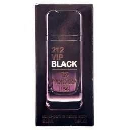 تصویر عطر جیبی مردانه مارکویی کالکشن مدل Carolina Herrera 212 VIP Black حجم 25 میلی لیتر 