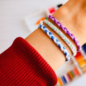 تصویر دستبند گیس بافت 