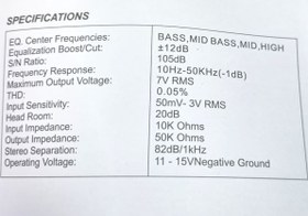 تصویر اکولایزر (پروسسور) دیجیتال اودیو مدل EQ-400 EQ-400 digital audio equalizer (processor)