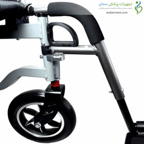 تصویر ویلچر برقی تاشو سبک 116 Folding electric wheelchair 116