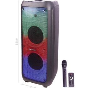 تصویر اسپیکر اسپیکر پارتی باکس MR 1700 مچر فول LED Party box MR 1700 full LED speaker