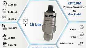 تصویر ترانسمیتر فشار KPT10M-016-C1-MG2 (Pressure Transmitter for Gas Fluid) 