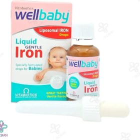 تصویر قطره آهن لیپوزومال ول بیبی ویتابیوتیکس 30 میل Well Baby Liposomal Iron Drops Vitabiotics 30ml