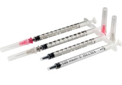 تصویر سرنگ انسولین حلما طب ۱ میلی‌لیتر لوئر اسلیپ 