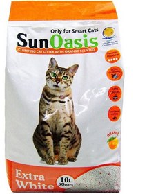 تصویر خاک گربه چسبنده سان اواسیسی با عطر پرتقالی 10 لیتر برند generic Sun Oasis Clumping Cat Litter Orange Scented 10 L