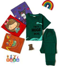 تصویر تیشرت شلوار رنگی 