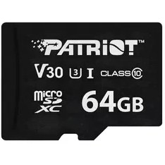 تصویر کارت حافظه‌ microSDXC پاتریوت استاندارد UHS-1 مدل LX Series ظرفیت 64 گیگابایت 