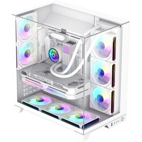 تصویر کیس گیمینگ گیم مکس مدل Infinity Plus WH GAMEMAX Infinity Plus WH Mid Tower Computer Case